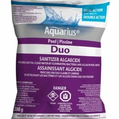 Aquarius Duo Pool Sanitizer & Algaecide, 200-g