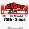 Gibbs Delta Ball Chain Swivel, 75-lb, 2-pc -Aquarius store gibbs ball chain swivels 75 lb 2 pack d77d9bac a483 44cc b5c6 6846729939ad