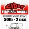 Gibbs Delta Ball Chain Swivel And Snap, 75-lb, 2-pc -Aquarius store gibbs chain swivels snaps 75 lb 2 piece with 50 lb snaps a9e38cc6 cce3 4ffc aa30 6711412a7b0a
