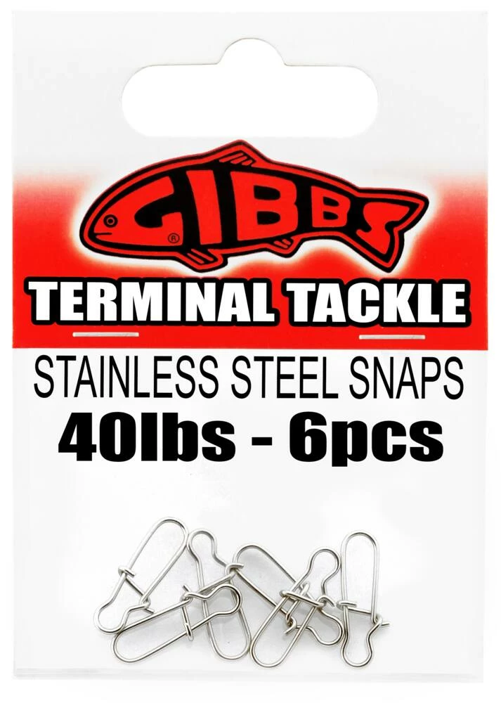 Gibbs Delta Stainless Steel Snap, 40-lb, 6-pc 3 Gibbs Delta Stainless Steel Snap, 40-lb, 6-pc