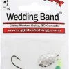 Gibbs Delta Wedding Band, #6, Single, Green Bead -Aquarius store gibbs wedding band green bead 6 hook 325555be c644 475e 864b da4be964aa82